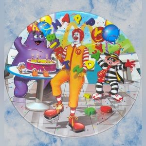 McDonald’s Happy Birthday plate (2003)